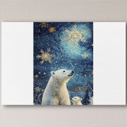 Печать на холсте 60 на 40 сантиметров Північні ведмеді