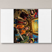 Печать на холсте 60 на 40 сантиметров 