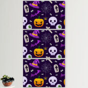 Модульные картины горизонтальные  60 на 40 3шт Halloween Purple Mood