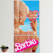 Модульные картины горизонтальные  60 на 40 3шт Barbie 2023