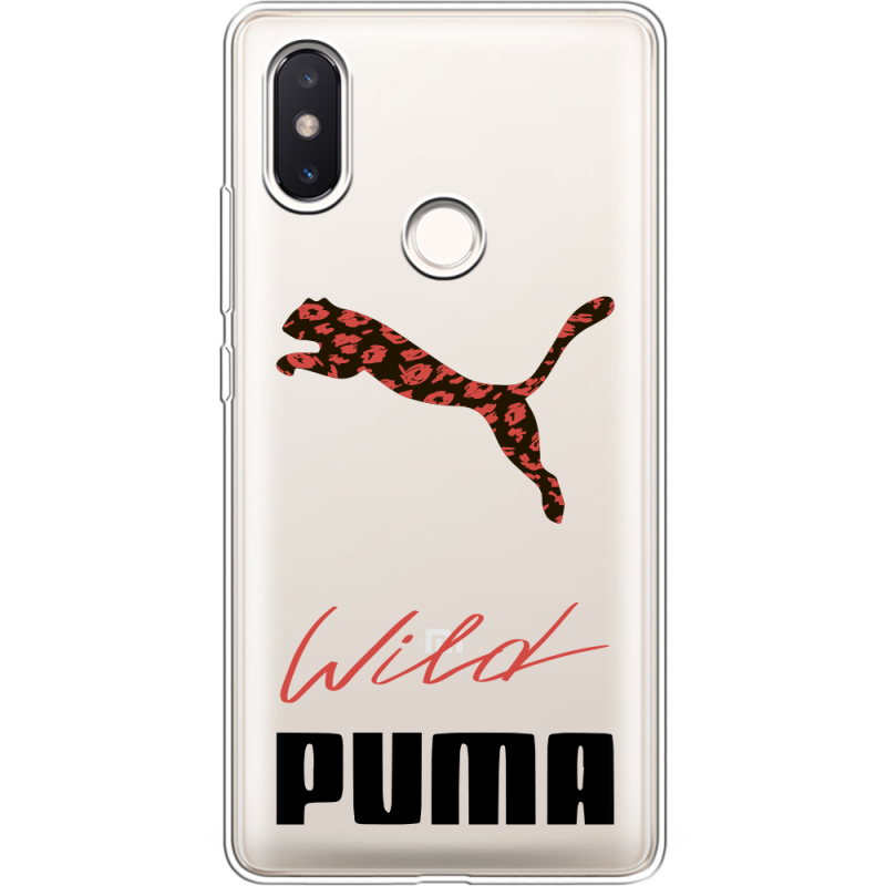 Прозрачный чехол Uprint Xiaomi Mi 8 SE Wild Cat