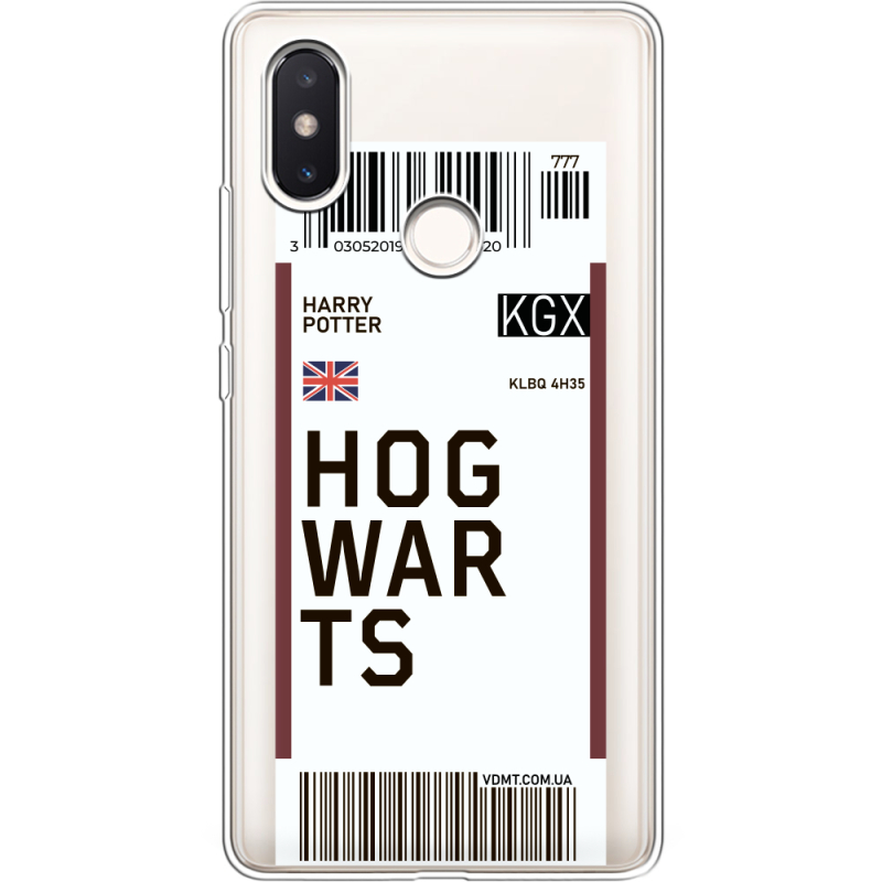 Прозрачный чехол Uprint Xiaomi Mi 8 SE Ticket Hogwarts