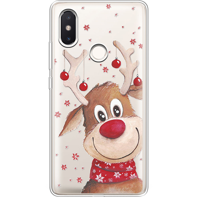 Прозрачный чехол Uprint Xiaomi Mi 8 SE Winter Deer