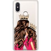 Прозрачный чехол Uprint Xiaomi Mi 8 SE Queen and Princess