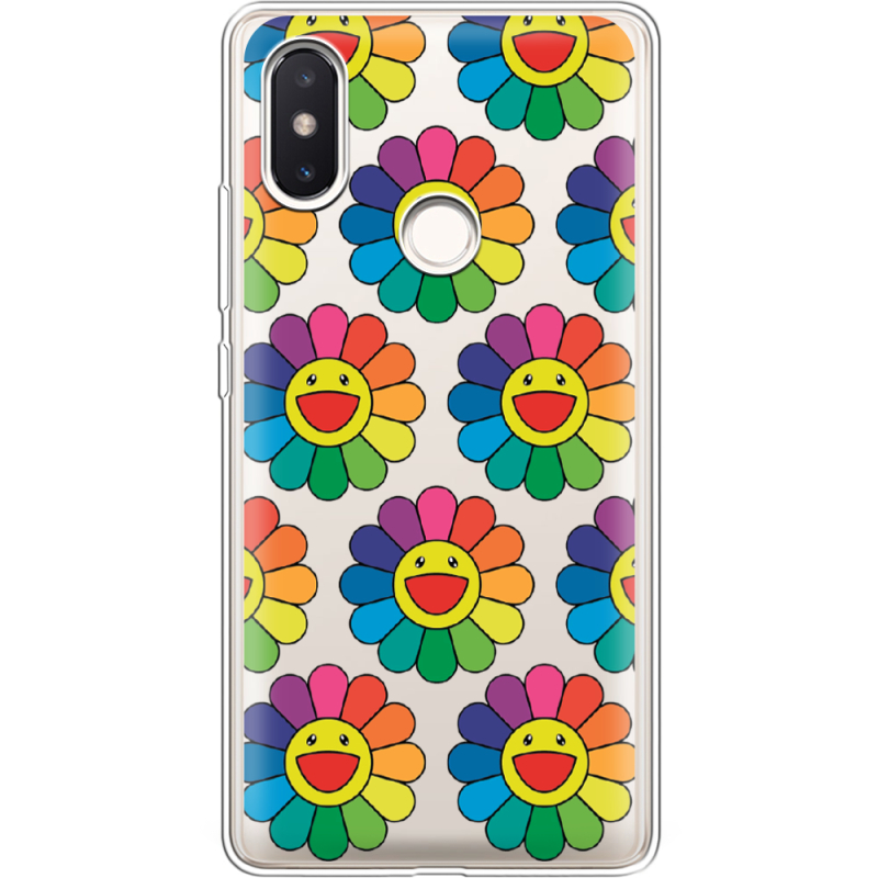 Прозрачный чехол Uprint Xiaomi Mi 8 SE Hippie Flowers