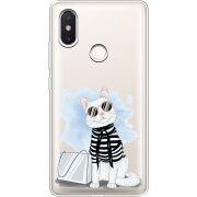Прозрачный чехол Uprint Xiaomi Mi 8 SE Cat Style