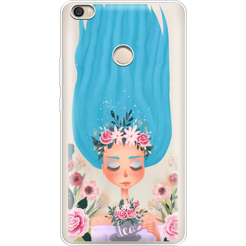 Прозрачный чехол Uprint Xiaomi Mi Max 2 Blue Hair