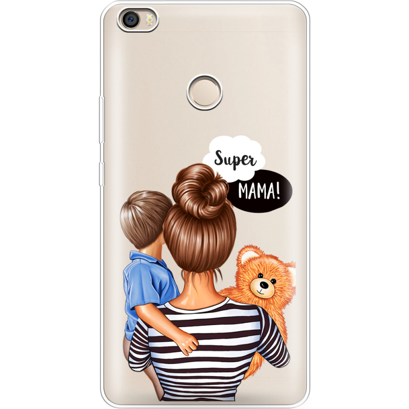 Прозрачный чехол Uprint Xiaomi Mi Max 2 Super Mama and Son
