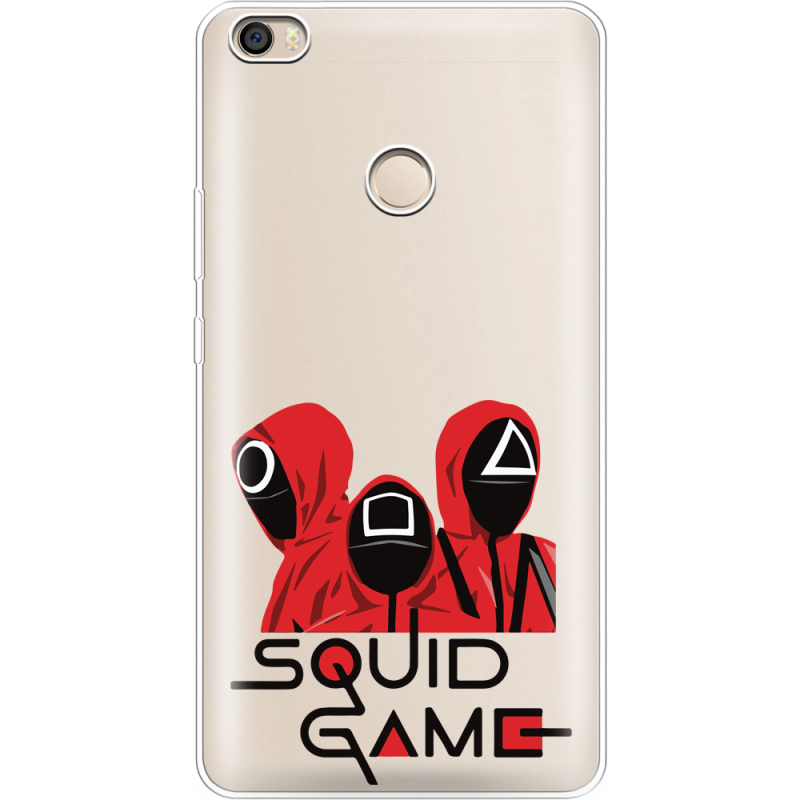 Прозрачный чехол Uprint Xiaomi Mi Max 2 siquid game люди в красном