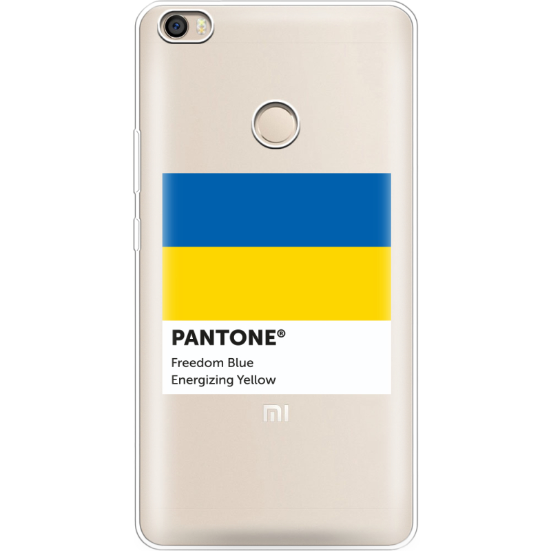 Прозрачный чехол Uprint Xiaomi Mi Max 2 Pantone вільний синій