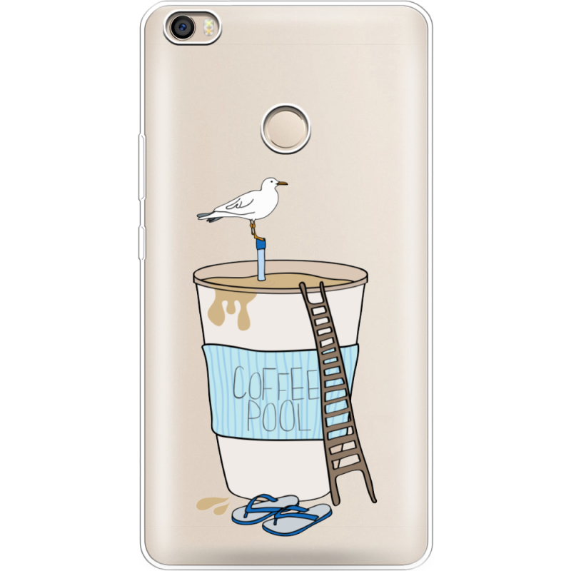 Прозрачный чехол Uprint Xiaomi Mi Max 2 Segull in Cofee Pool