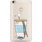 Прозрачный чехол Uprint Xiaomi Mi Max 2 Segull in Cofee Pool