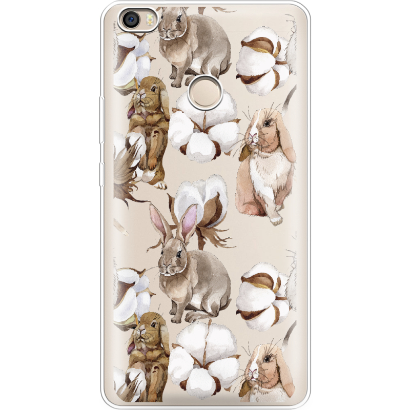 Прозрачный чехол Uprint Xiaomi Mi Max 2 Cotton and Rabbits
