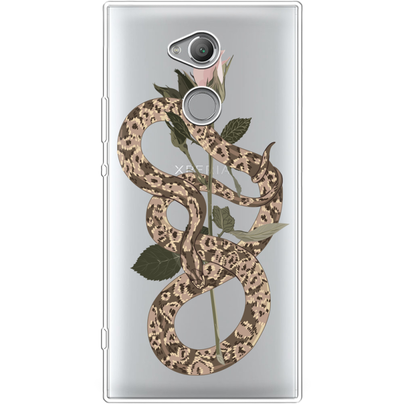 Прозрачный чехол Uprint Sony Xperia XA2 Ultra H4213 Glamor Snake