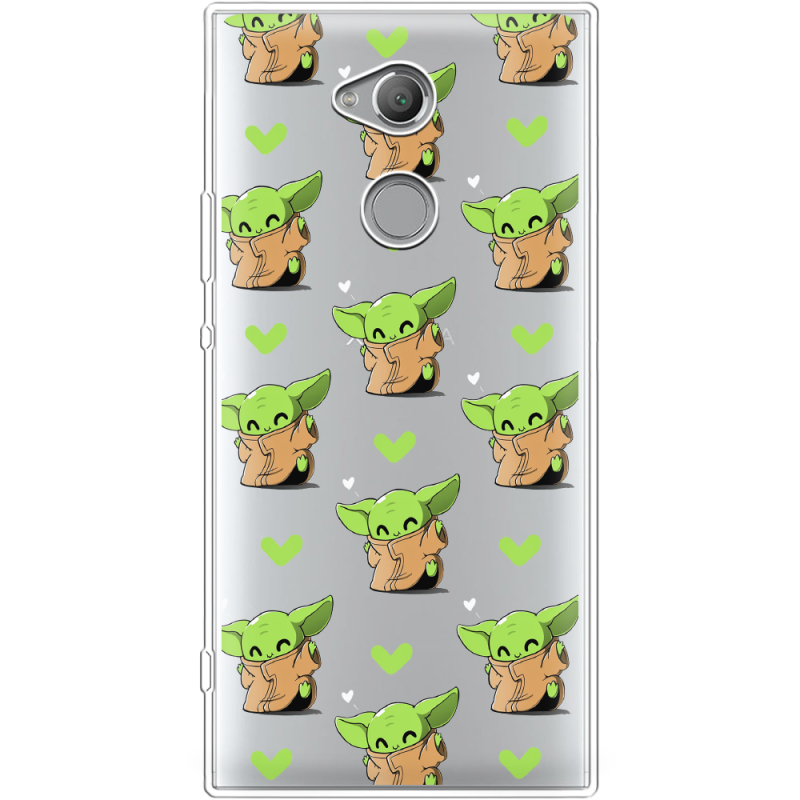 Прозрачный чехол Uprint Sony Xperia XA2 Ultra H4213 Pattern Baby Yoda