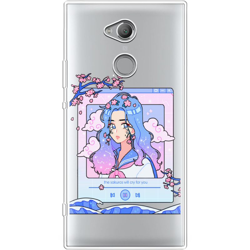 Прозрачный чехол Uprint Sony Xperia XA2 Ultra H4213 The Sakuras Will Cry For You