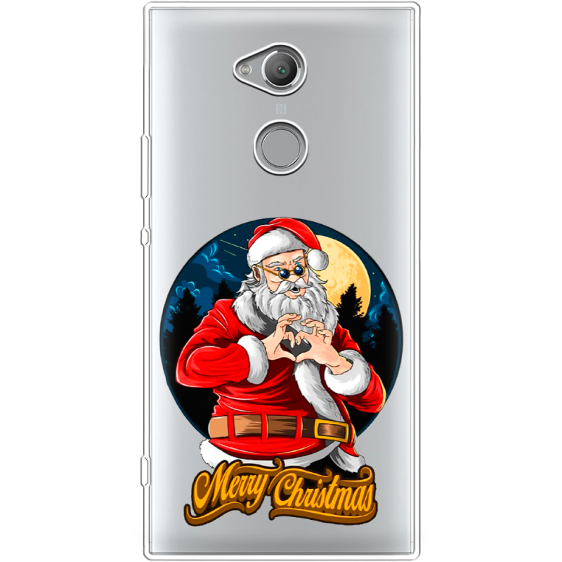 Прозрачный чехол Uprint Sony Xperia XA2 Ultra H4213 Cool Santa