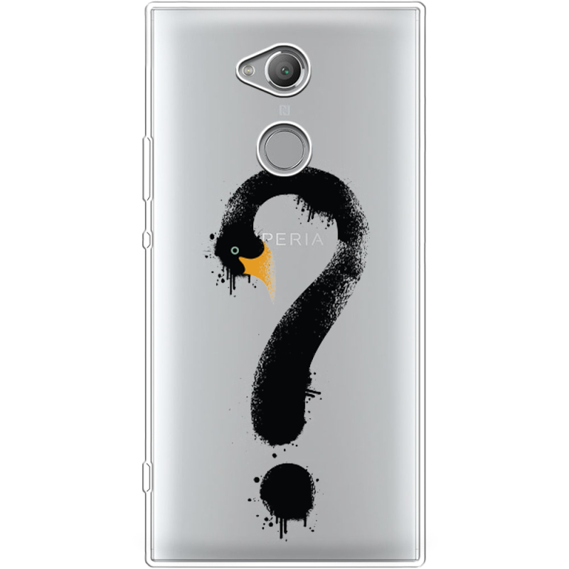 Прозрачный чехол Uprint Sony Xperia XA2 Ultra H4213 Swan question
