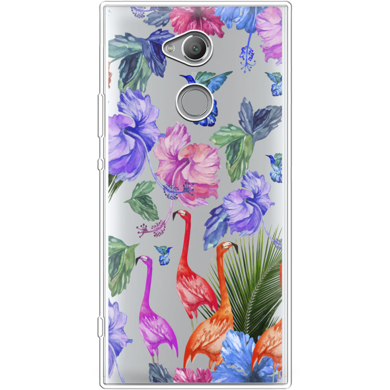 Прозрачный чехол Uprint Sony Xperia XA2 Ultra H4213 Flamingo
