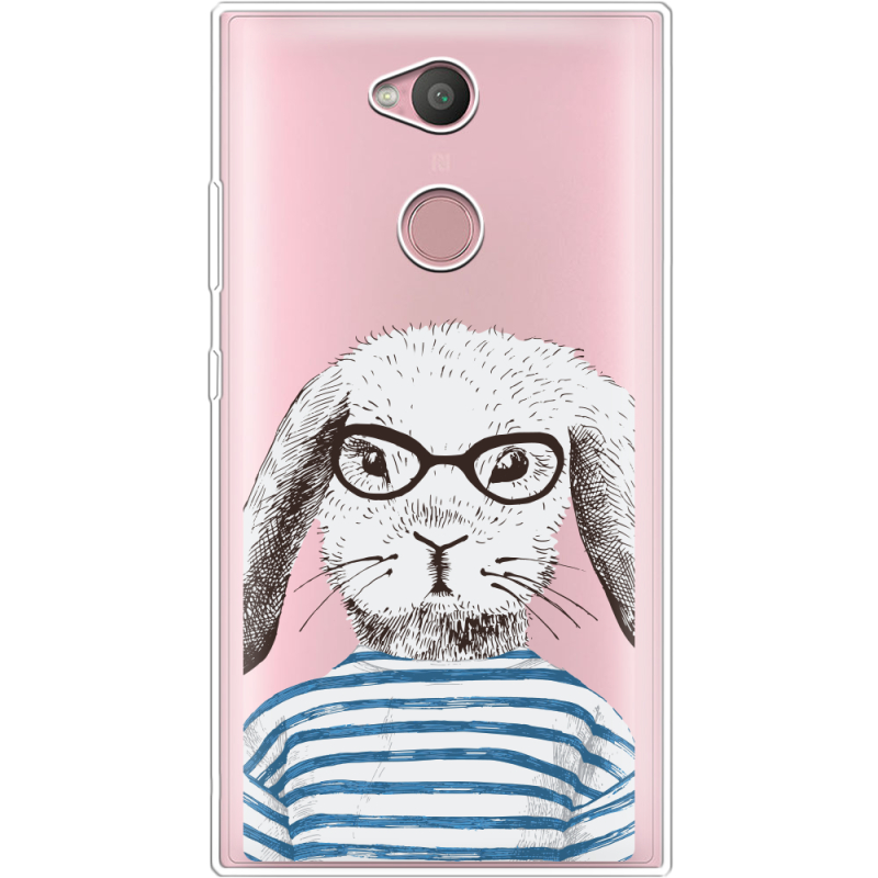 Прозрачный чехол Uprint Sony Xperia L2 H4311  MR. Rabbit