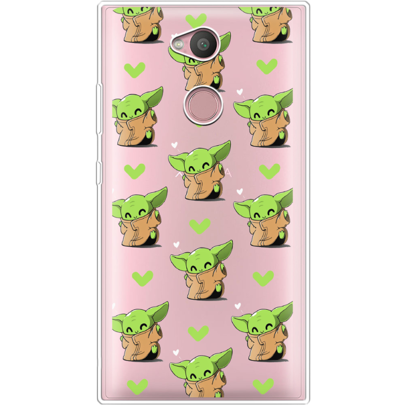Прозрачный чехол Uprint Sony Xperia L2 H4311  Pattern Baby Yoda