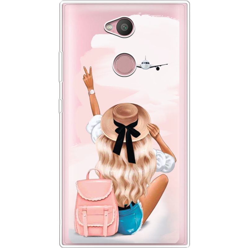 Прозрачный чехол Uprint Sony Xperia L2 H4311  Travel Girl