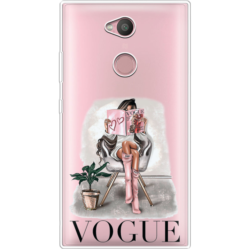 Прозрачный чехол Uprint Sony Xperia L2 H4311  VOGUE