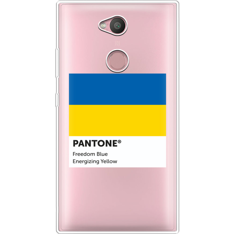 Прозрачный чехол Uprint Sony Xperia L2 H4311  Pantone вільний синій