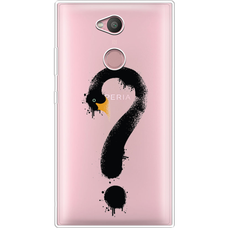 Прозрачный чехол Uprint Sony Xperia L2 H4311  Swan question