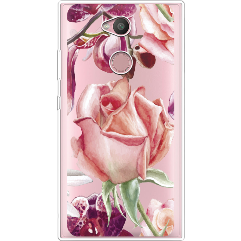 Прозрачный чехол Uprint Sony Xperia L2 H4311  Rose