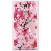 Прозрачный чехол Uprint Sony Xperia L2 H4311  Pink Magnolia