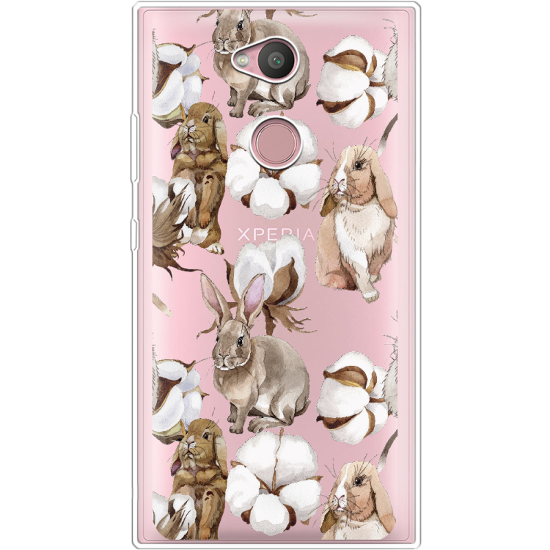 Прозрачный чехол Uprint Sony Xperia L2 H4311  Cotton and Rabbits