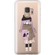 Прозрачный чехол Uprint Samsung G960 Galaxy S9 Winter Morning Girl
