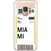 Прозрачный чехол Uprint Samsung G960 Galaxy S9 Ticket Miami