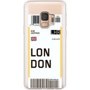 Прозрачный чехол Uprint Samsung G960 Galaxy S9 Ticket London