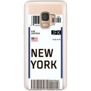 Прозрачный чехол Uprint Samsung G960 Galaxy S9 Ticket New York