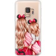 Прозрачный чехол Uprint Samsung G960 Galaxy S9 Mouse Girls