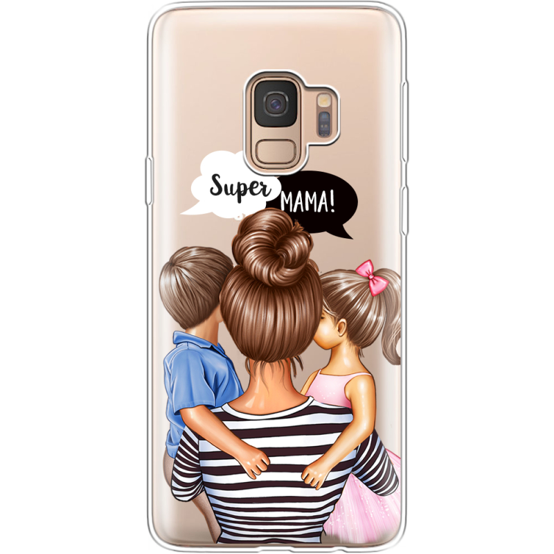 Прозрачный чехол Uprint Samsung G960 Galaxy S9 Super Mama