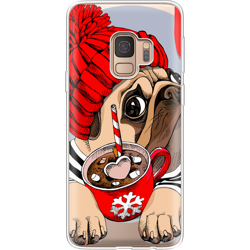 Прозрачный чехол Uprint Samsung G960 Galaxy S9 Winter Puggy