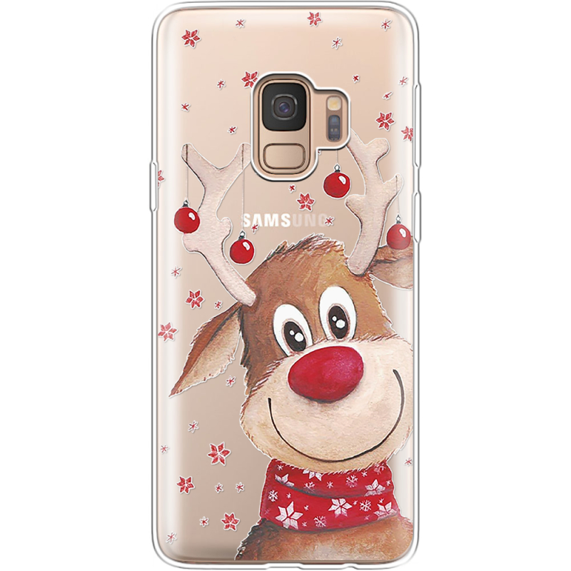 Прозрачный чехол Uprint Samsung G960 Galaxy S9 Winter Deer