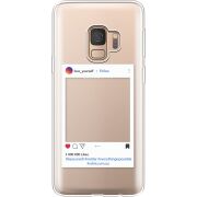 Прозрачный чехол Uprint Samsung G960 Galaxy S9 Insta