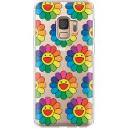 Прозрачный чехол Uprint Samsung G960 Galaxy S9 Hippie Flowers