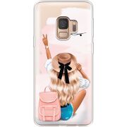 Прозрачный чехол Uprint Samsung G960 Galaxy S9 Travel Girl