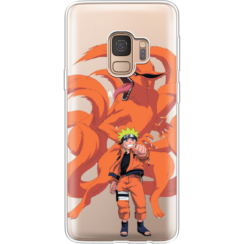 Прозрачный чехол Uprint Samsung G960 Galaxy S9 Naruto and Kurama