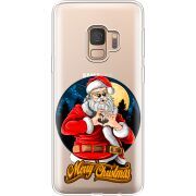 Прозрачный чехол Uprint Samsung G960 Galaxy S9 Cool Santa