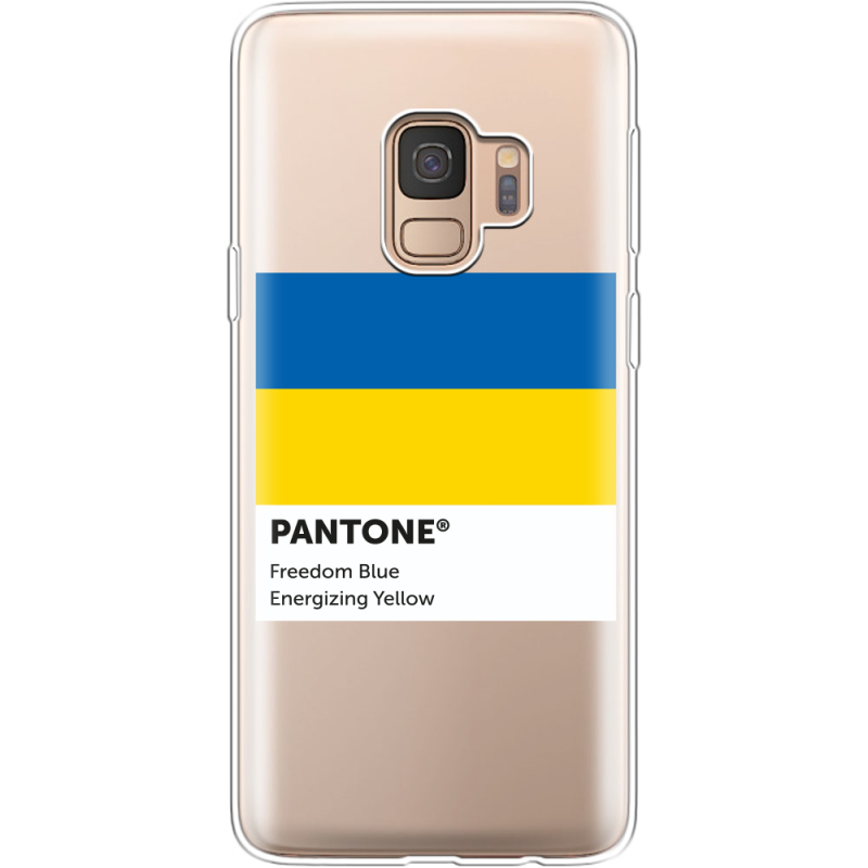 Прозрачный чехол Uprint Samsung G960 Galaxy S9 Pantone вільний синій