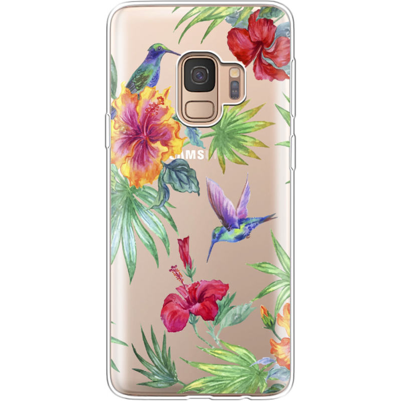 Прозрачный чехол Uprint Samsung G960 Galaxy S9 Tropical