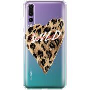 Прозрачный чехол Uprint Huawei P20 Pro Wild Love