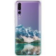 Прозрачный чехол Uprint Huawei P20 Pro Blue Mountain