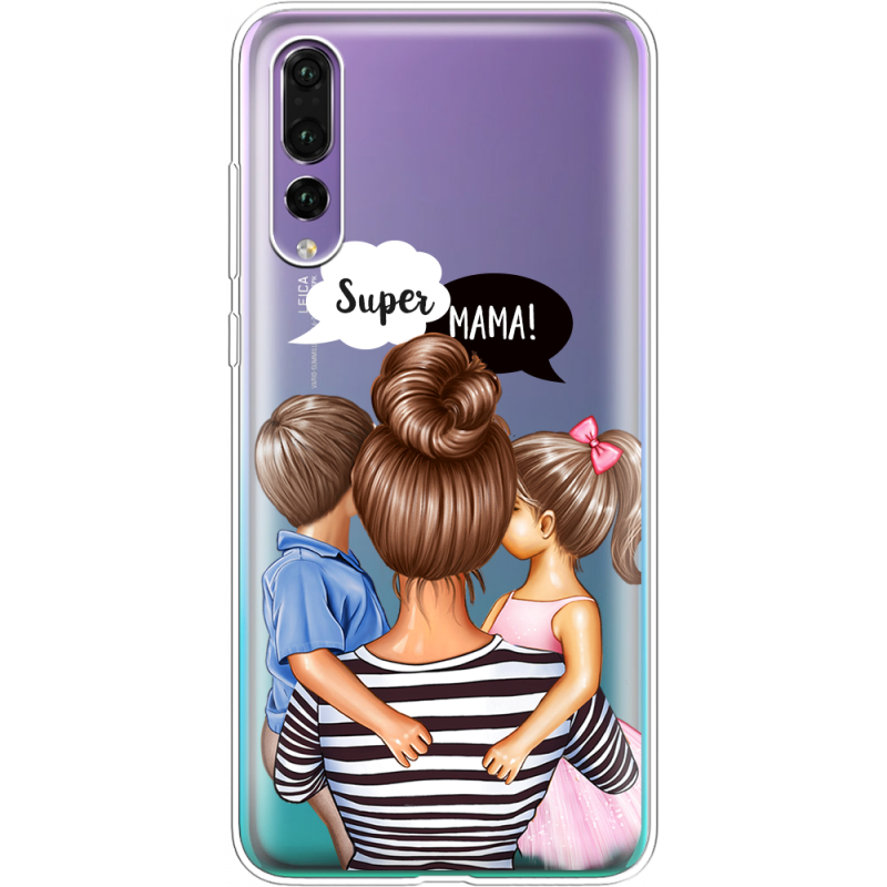 Прозрачный чехол Uprint Huawei P20 Pro Super Mama